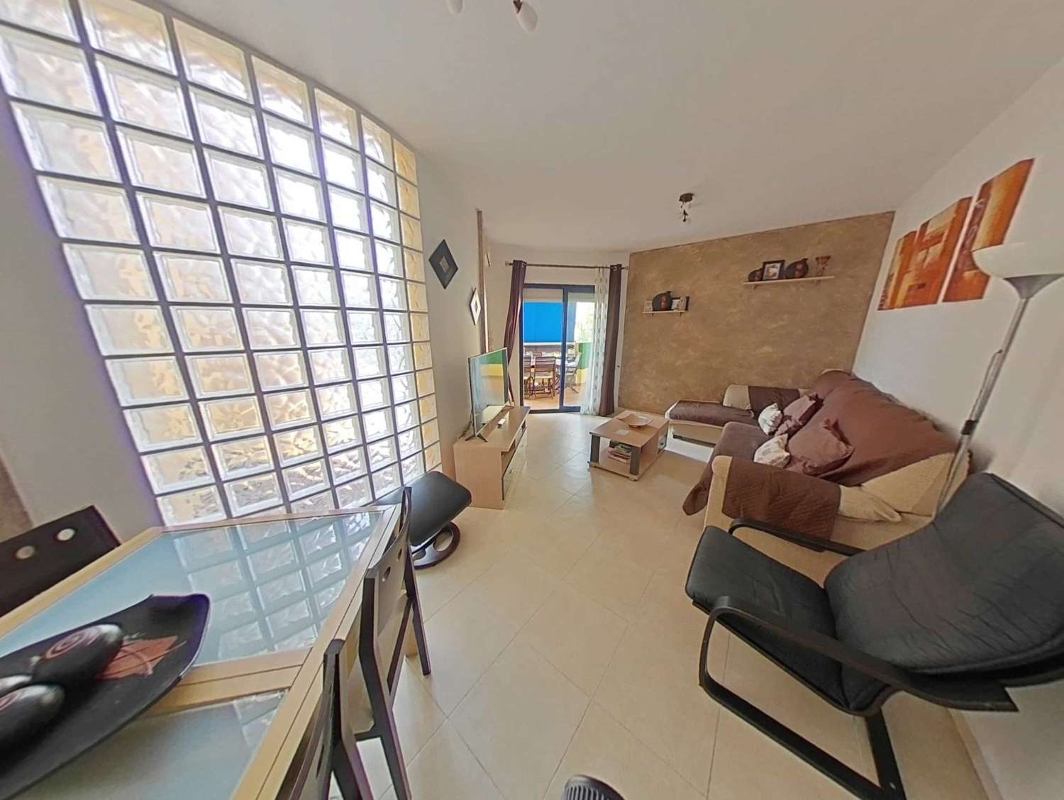 3-bedroom apartment in a closed area with terrace, pool, parking and storage room