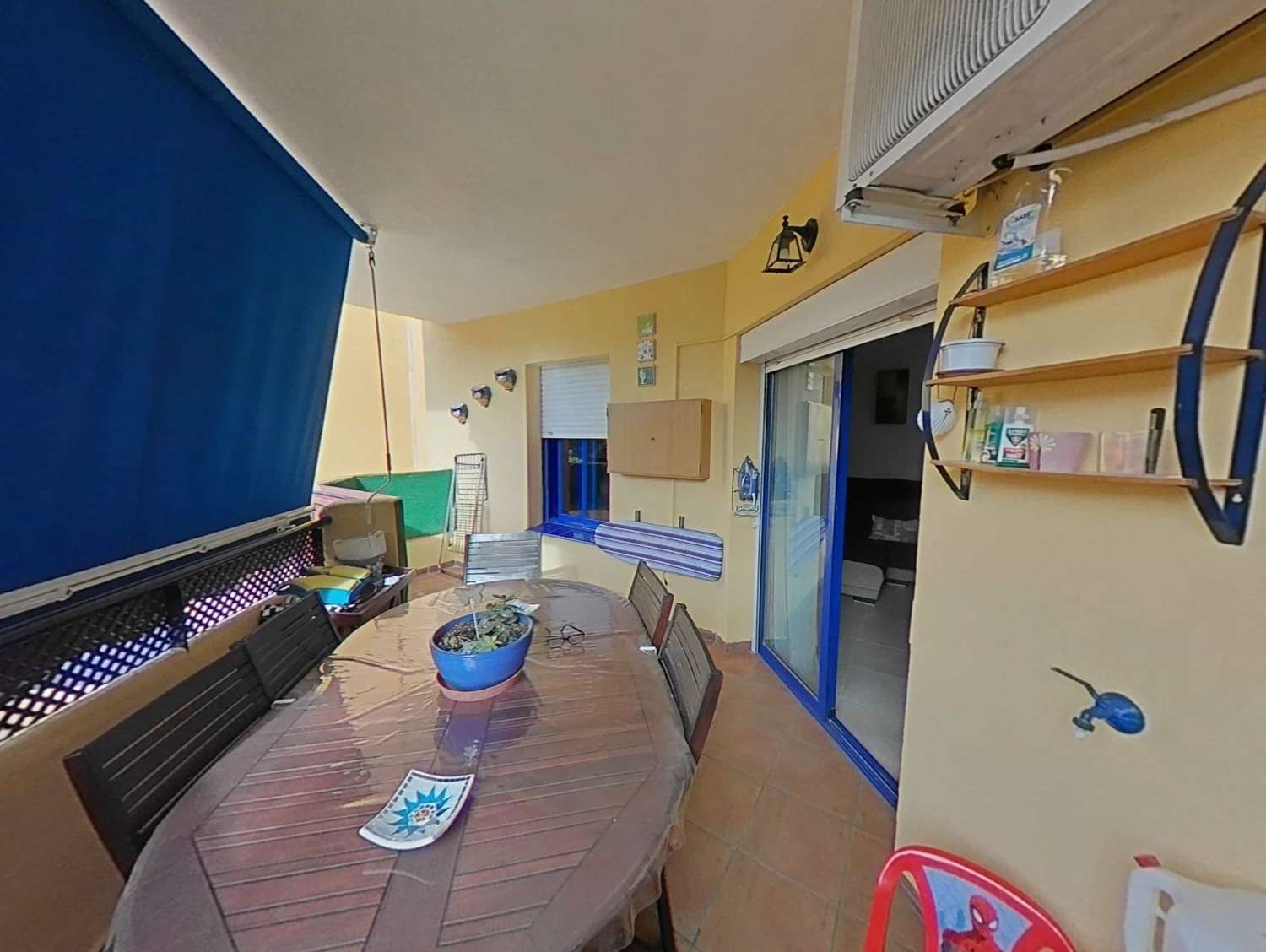 3-bedroom apartment in a closed area with terrace, pool, parking and storage room