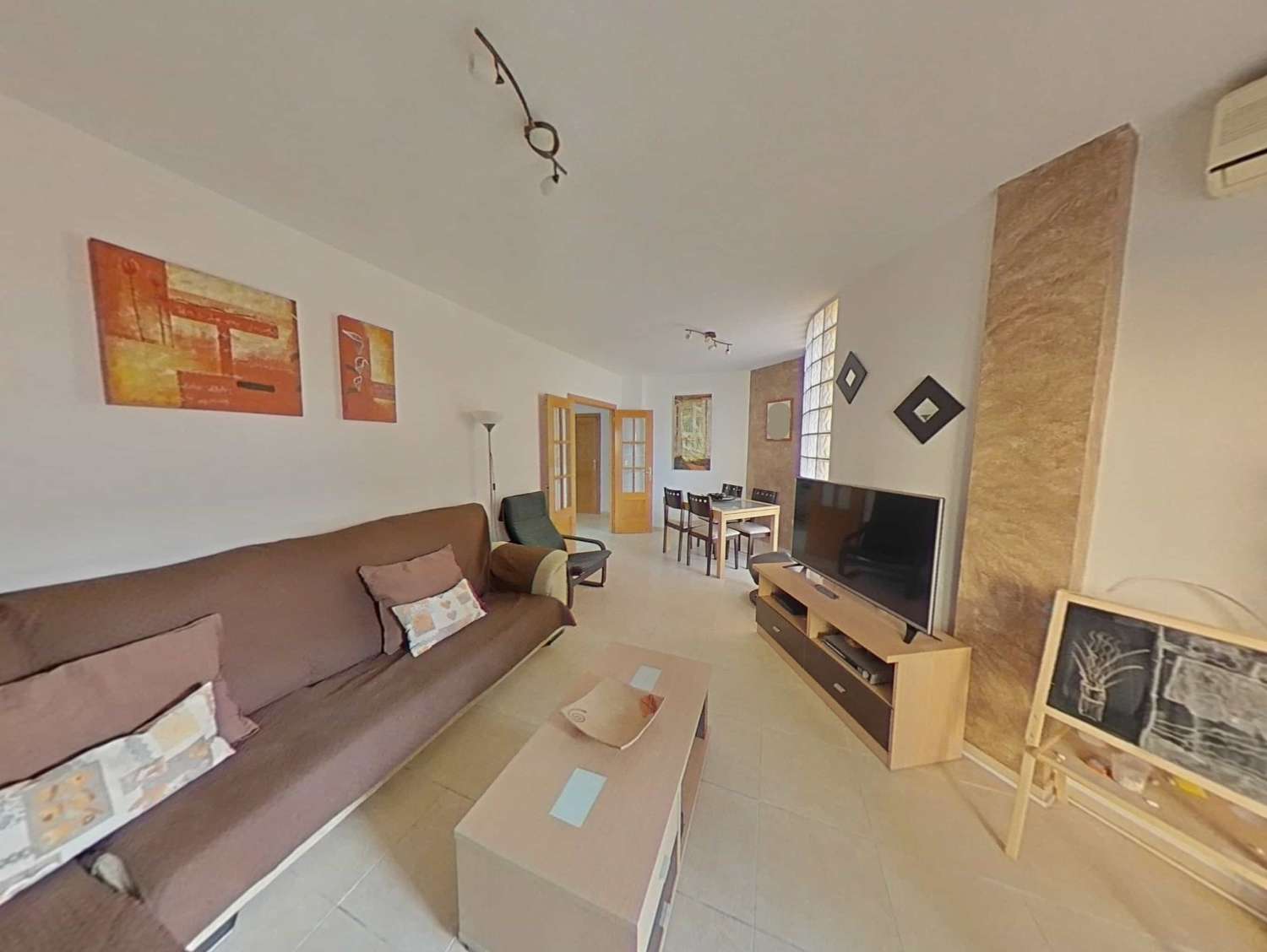 3-bedroom apartment in a closed area with terrace, pool, parking and storage room