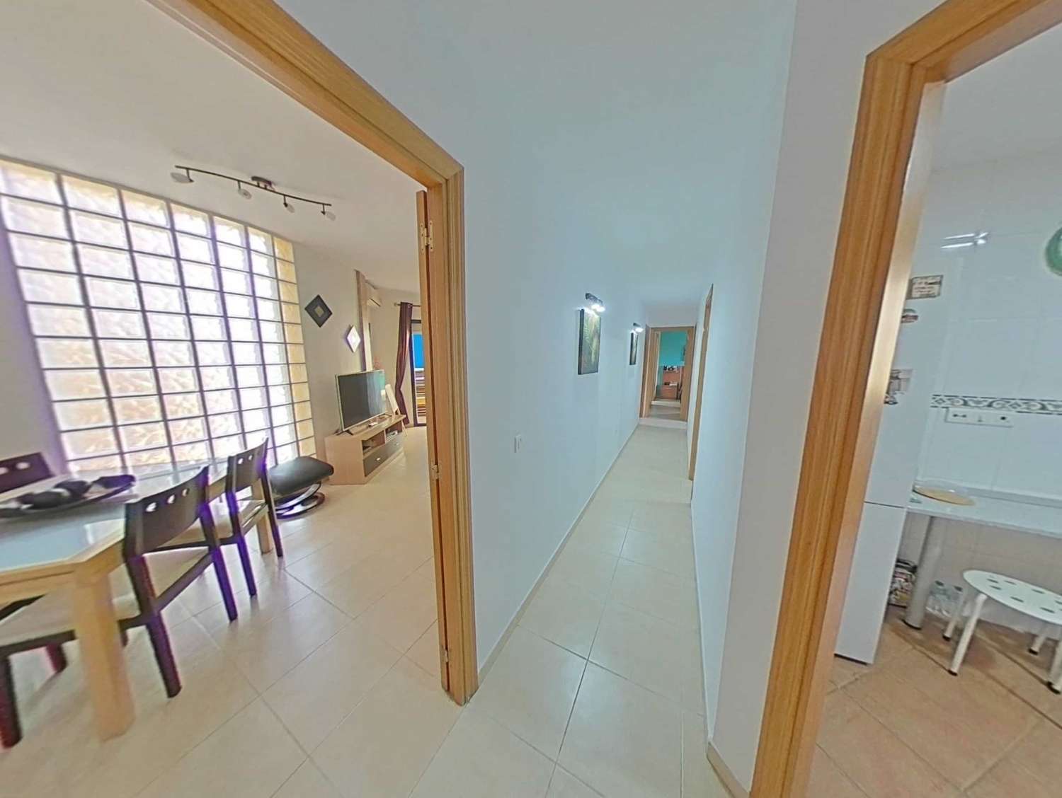 3-bedroom apartment in a closed area with terrace, pool, parking and storage room