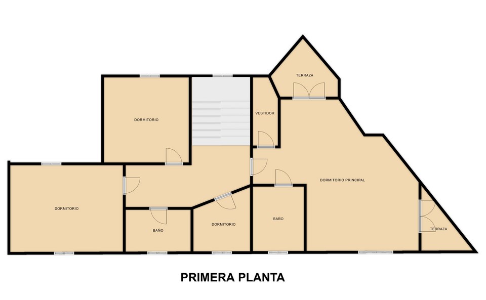 Chalet pareado con 5 dormitorios y piscina privada en Urbanización Cortijos del Sol