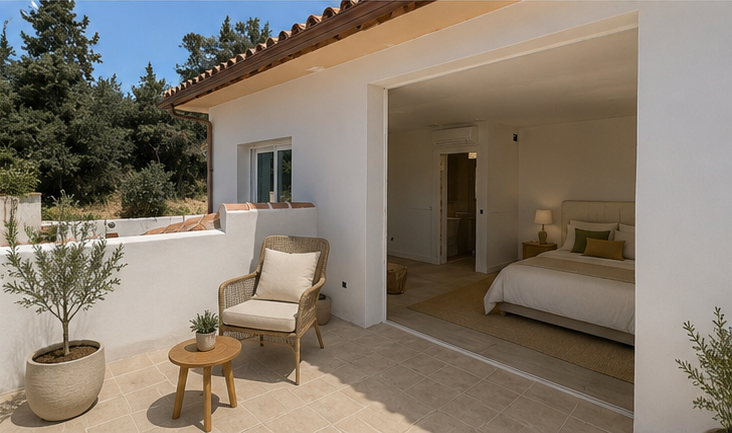 Vivienda con gran potencial de reforma y dos viviendas independientes en Campo Mijas